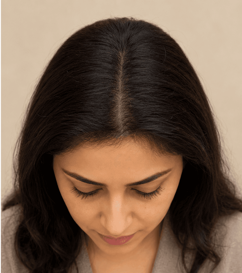 شبیهسازی آموزشی تراکم ظاهری مو، نمای بعد
